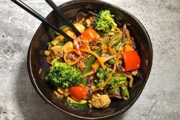 keto asian stir fry with chicken