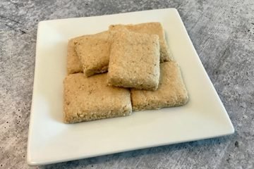 Copycat Bulletproof Vanilla Shortbread Protein Bars