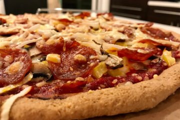 Keto Doughy Crust Pizza
