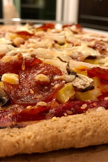 Keto Doughy Crust Pizza