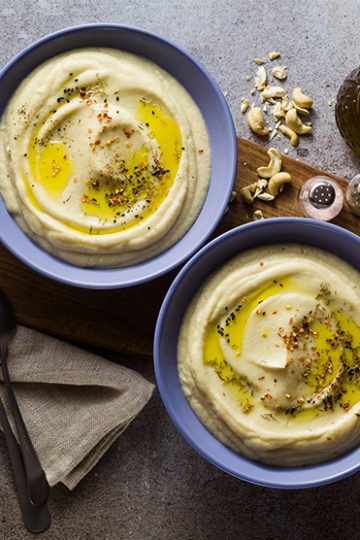 Keto Garlic Cauliflower Mash