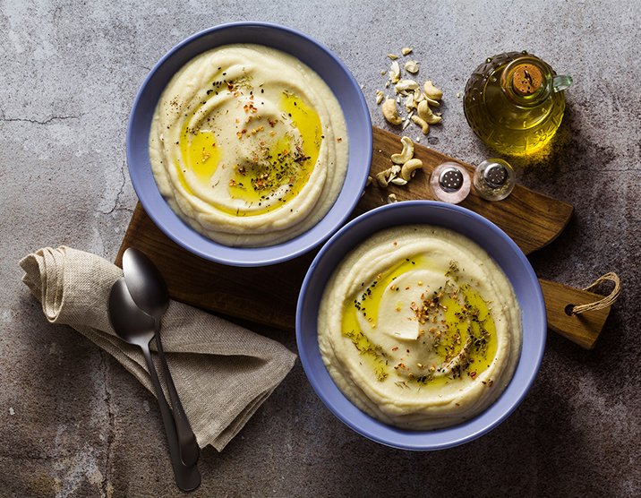 Keto Garlic Cauliflower Mash