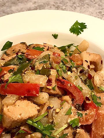 Keto Chicken Tequila Fettuccine