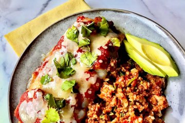 Keto Chicken Enchiladas