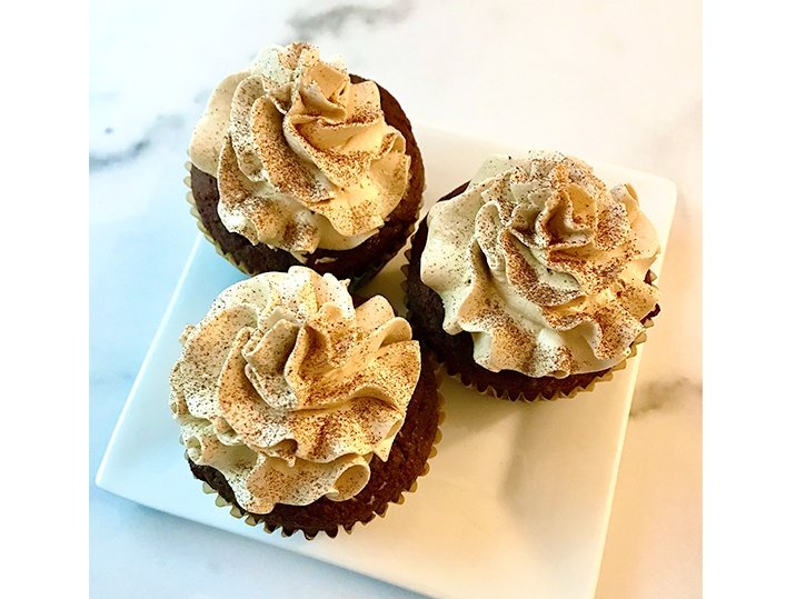 Keto Chocolate Cupcakes with Espresso Buttercream Frosting
