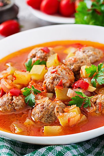 Vegetable Beef & Turkey Soup