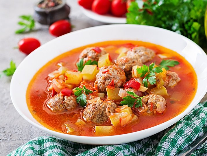 Vegetable Beef & Turkey Soup