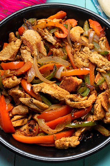 Low-Carb Chicken Fajitas