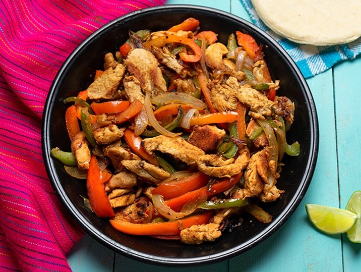 Low-Carb Chicken Fajitas