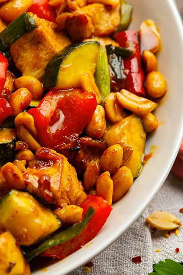 Low-Carb Kung Pao Chicken