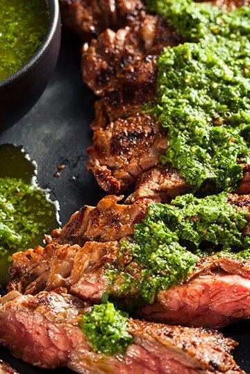 Ketolicious Eats Chimichurri Sauce on Grilled Meats