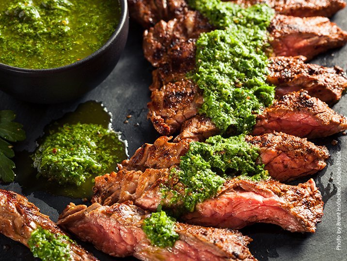 Ketolicious Eats Chimichurri Sauce on Grilled Meats