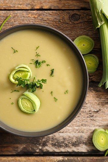 Creamy Low-Carb Leek Soup